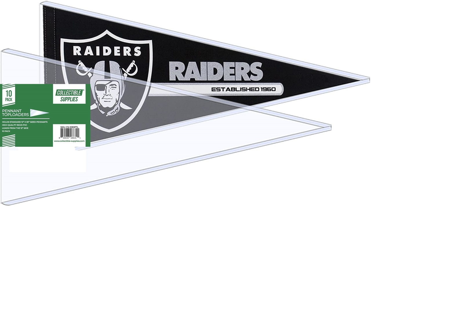 Pennant Toploaders 12″ x 30″ Top Loaders (10 pack) (Load From Side)