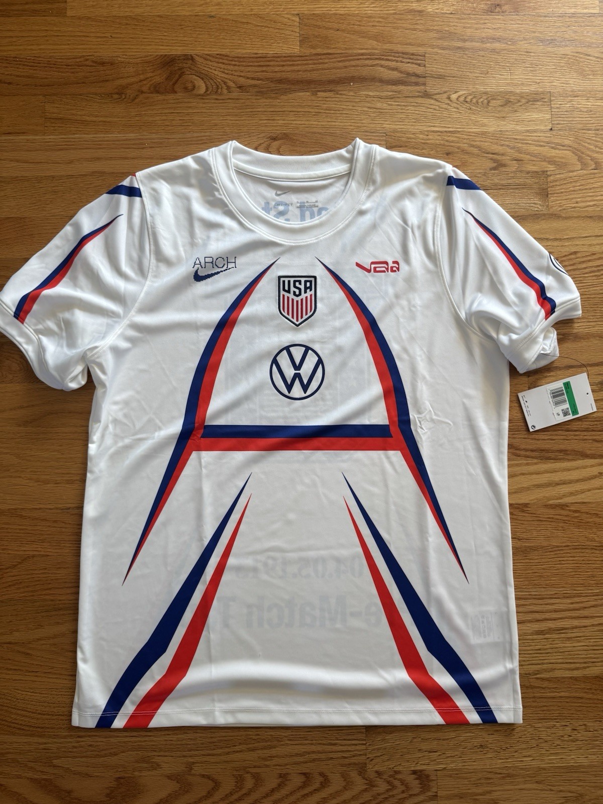 NIKE x VIRGIL ABLOH ARCHIVE x USMNT ACADEMY PRO PRE MATCH TOP VAA IH1696-100 XL