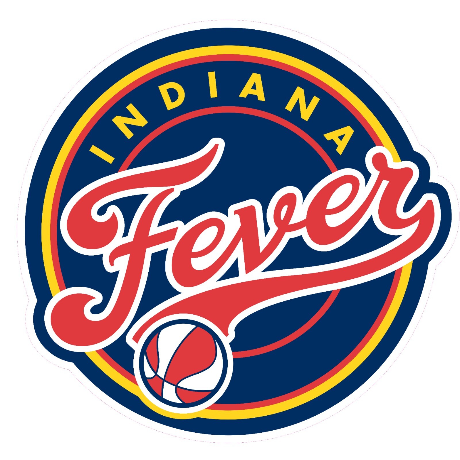 Indiana Fever Womens Basketball Heat Transfer Vinyl Iron On HTV