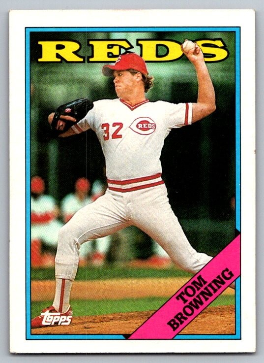 1988 Topps Tom Browning #577 Cincinnati Reds