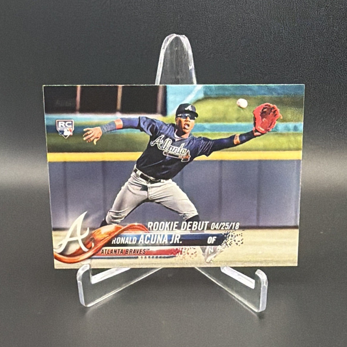 2018 Topps Update Series Ronald Acuna Jr. Rookie Card Debut RC #US252 Braves