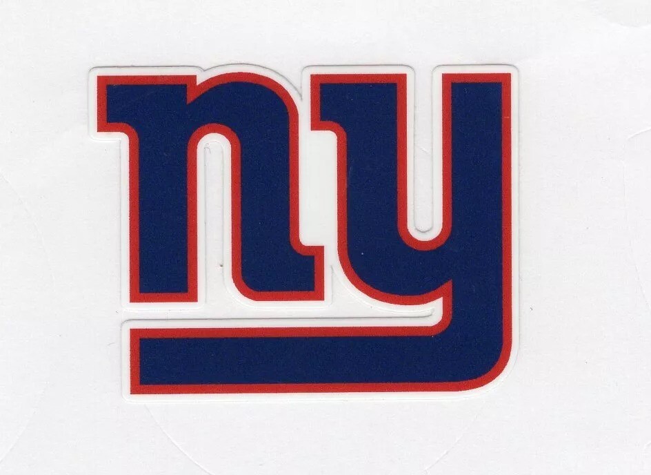 New York Giants Vinyl Decal helmet window laptop to 14″ FREE TRACKING
