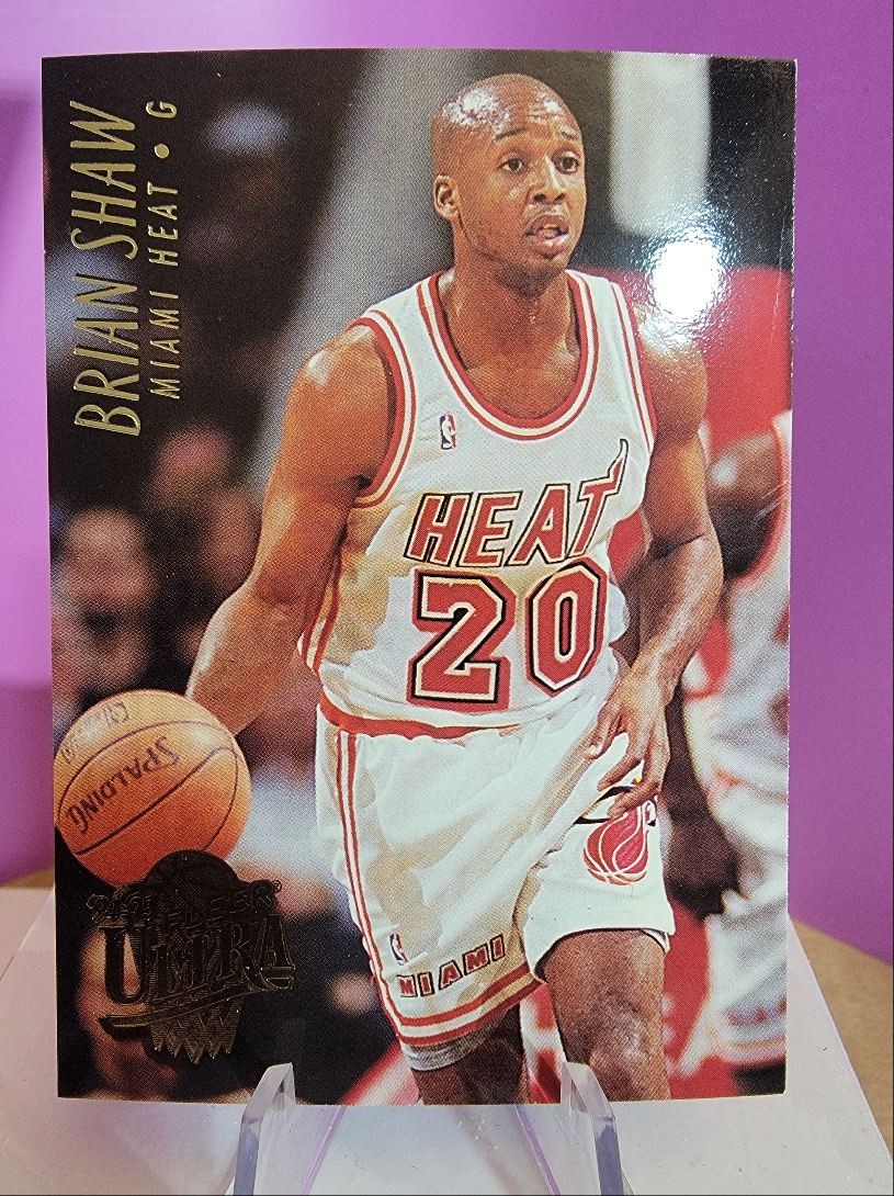 1994 Fleer Ultra #100 Brian Shaw – Miami Heat