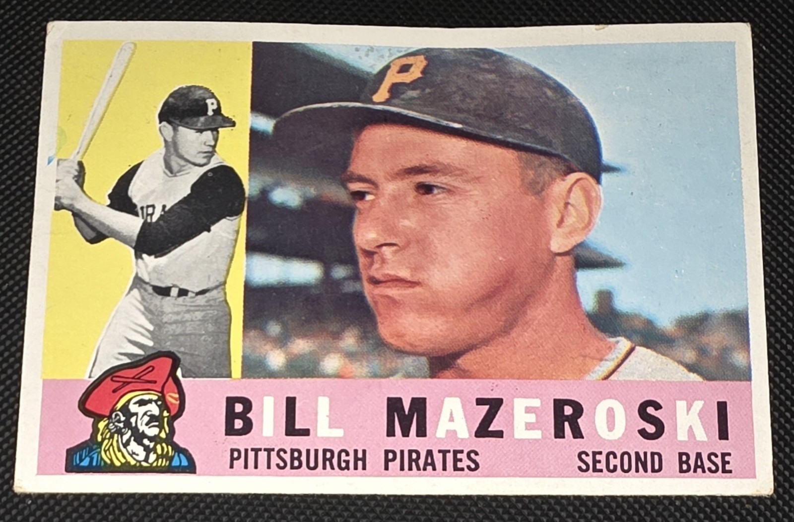 1960 Topps – Bill Mazeroski #55 VG-EX
