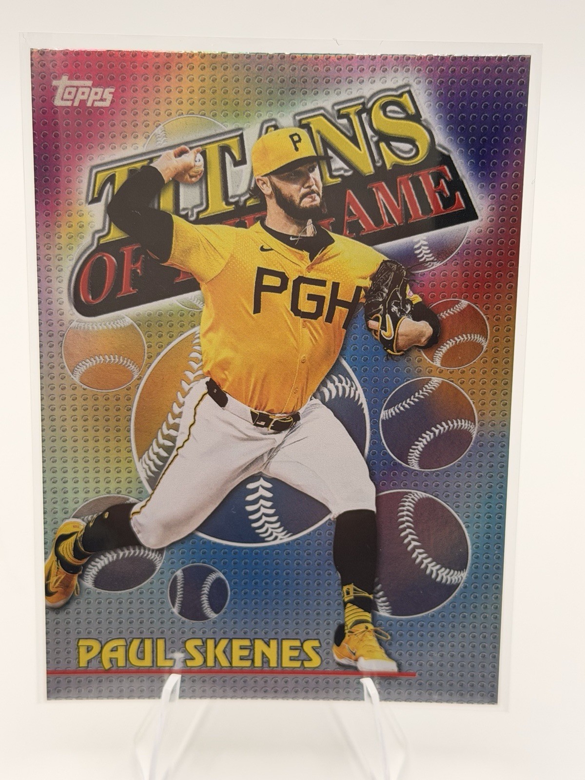 2026 Topps Series 1 Titans Of The Game Paul Skenes