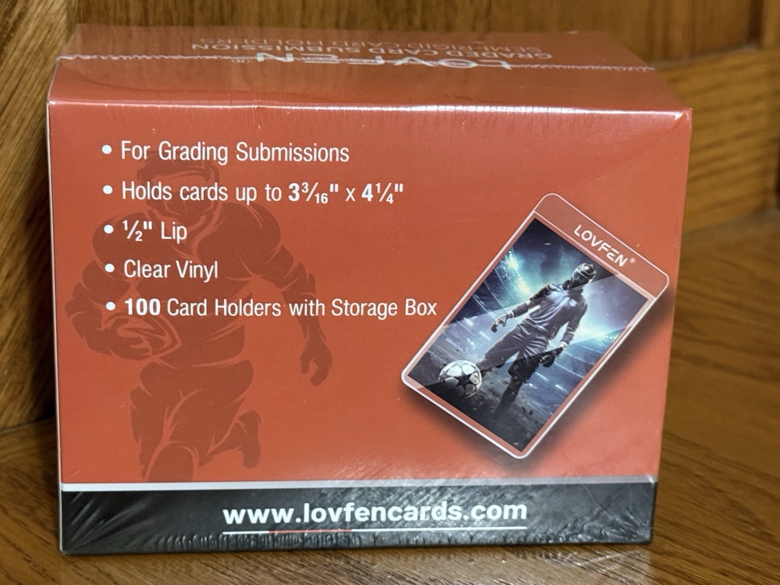 Lovfen Trading Cards Top Loaders 100ct 3”x4” NIB New Sealed