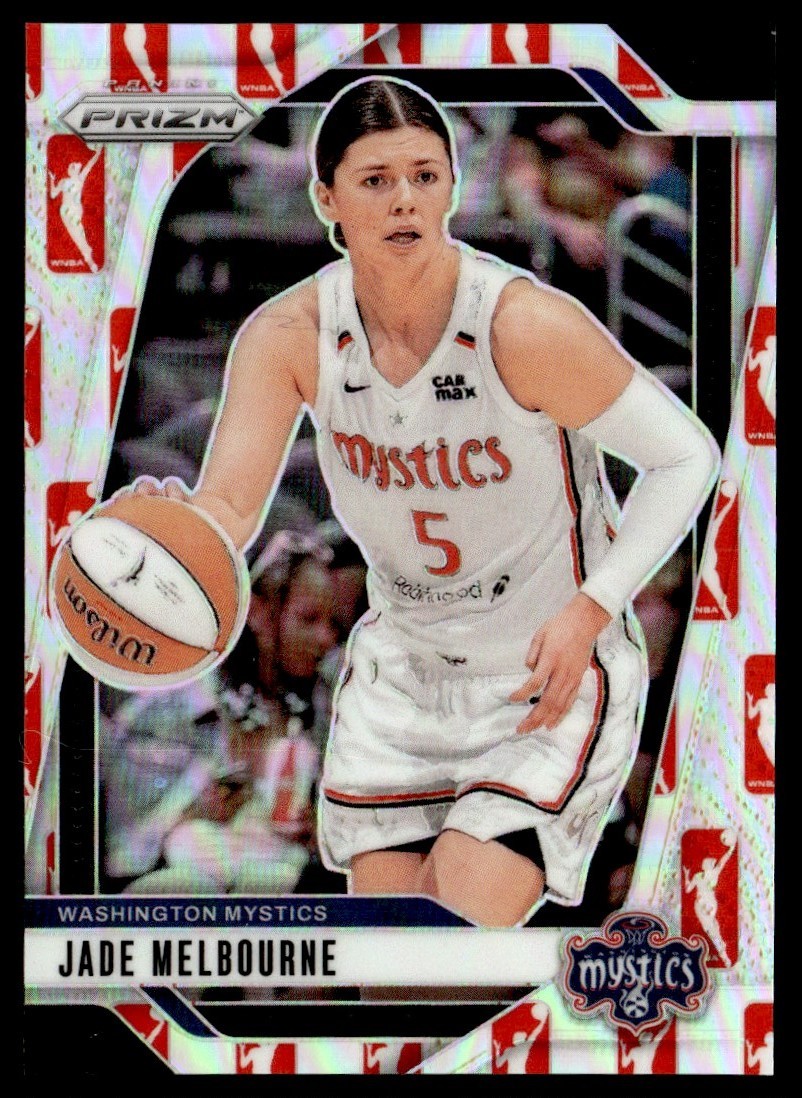 2024-25 Panini Prizm WNBA Logo Prizm Jade Melbourne Washington Mystics #68