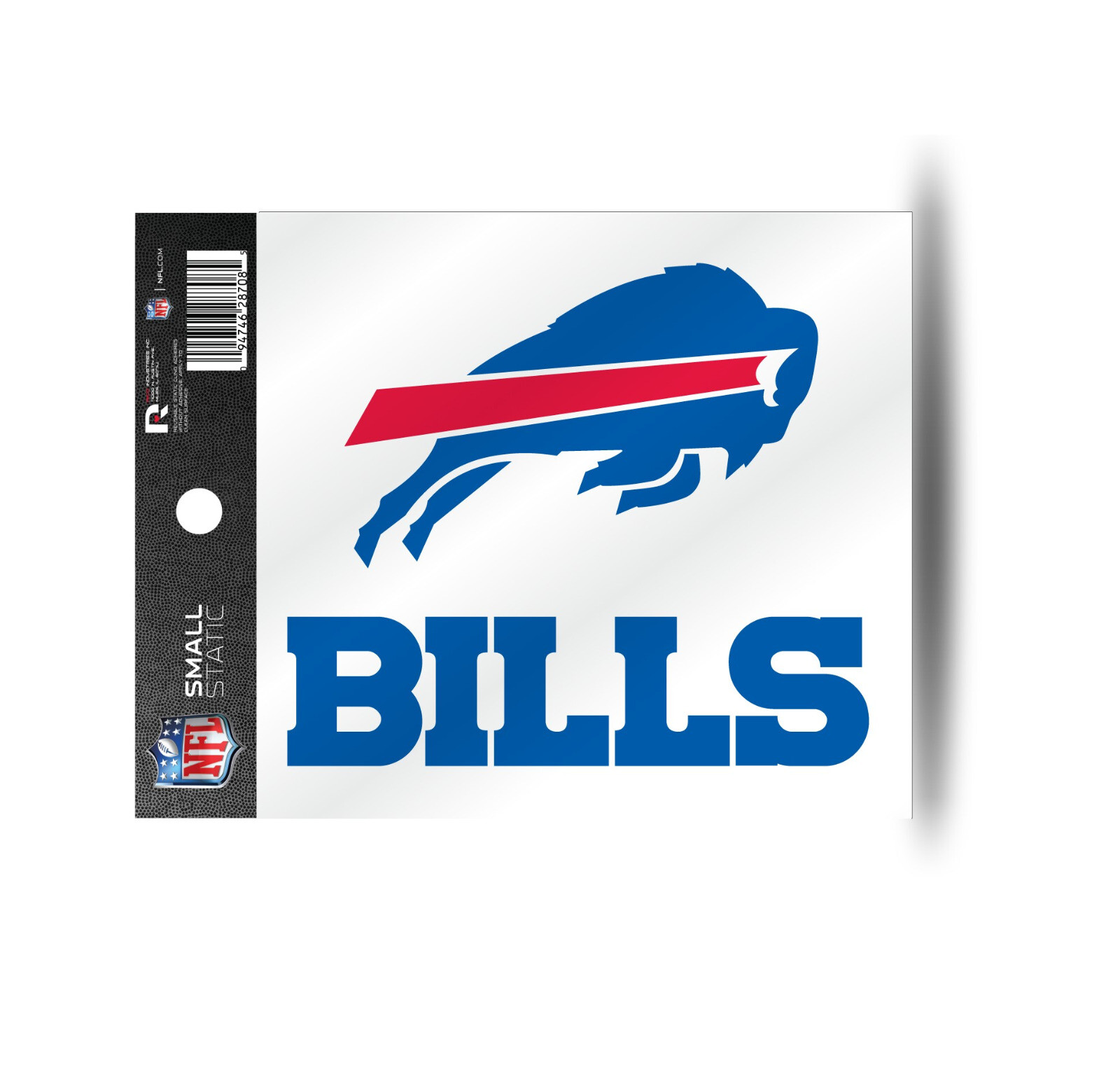 Buffalo Bills Static Cling Sticker NEW!! Window or Car! 3×4 Inches