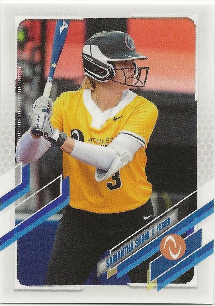2021 Topps On Demand Athletes Unlimited Softball SAMANTHA SHOW OSU Oklahoma #49