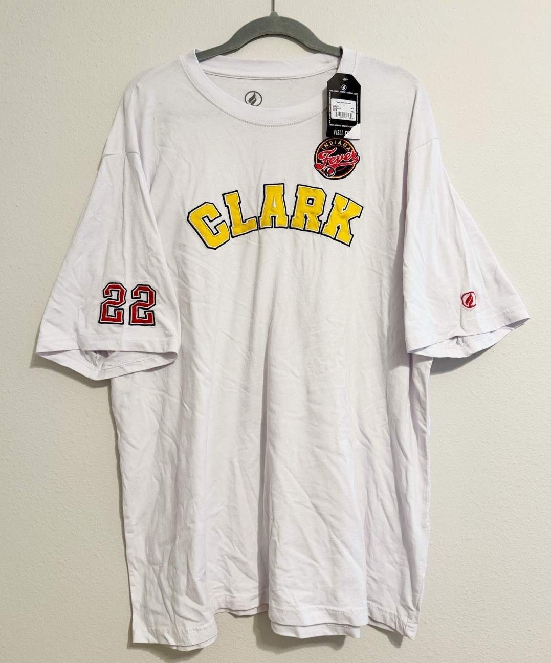 FISLL Unisex Adult Caitlin Clark Indianapolis Fever WNBA T-Shirt Size XXL NEW