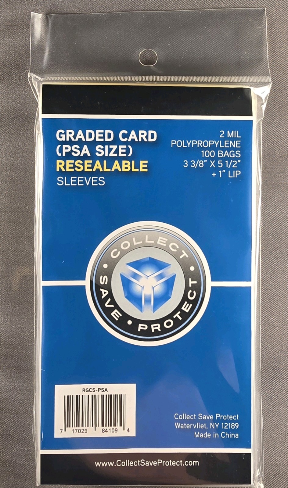 CSP – PSA Graded Card Sleeves Perfect Fit PSA Slabs 100 200 500 1000 2500 5000