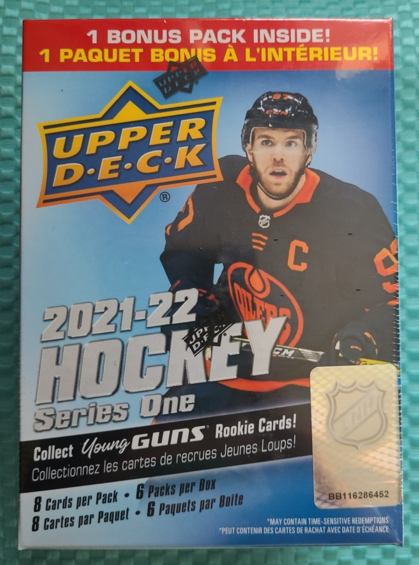 2021-22 Upper Deck Series 1 Blaster Box – Cole Caufield Trev Zegras Young Guns?