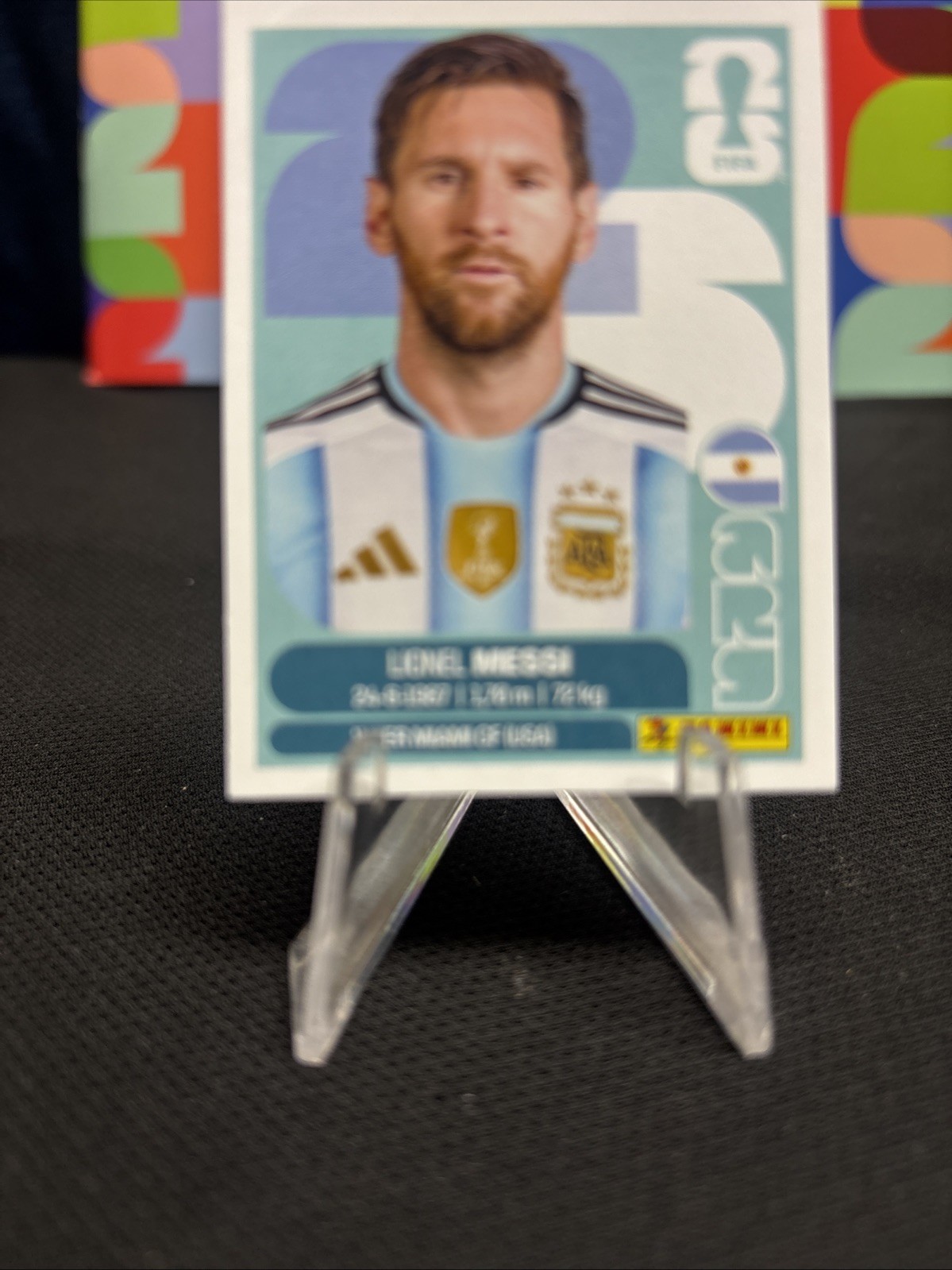 Lionel Messi 2026 Panini FIFA World Cup Sticker Argentina ARG 17