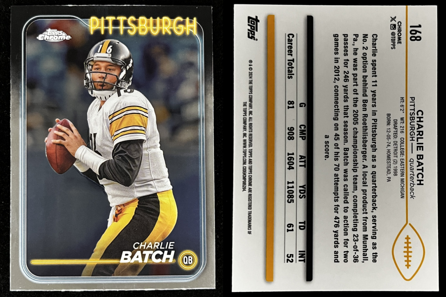 PITTSBURGH STEELERS SINGLES ~ Multiple Players & Years ~ Volume Discounts!