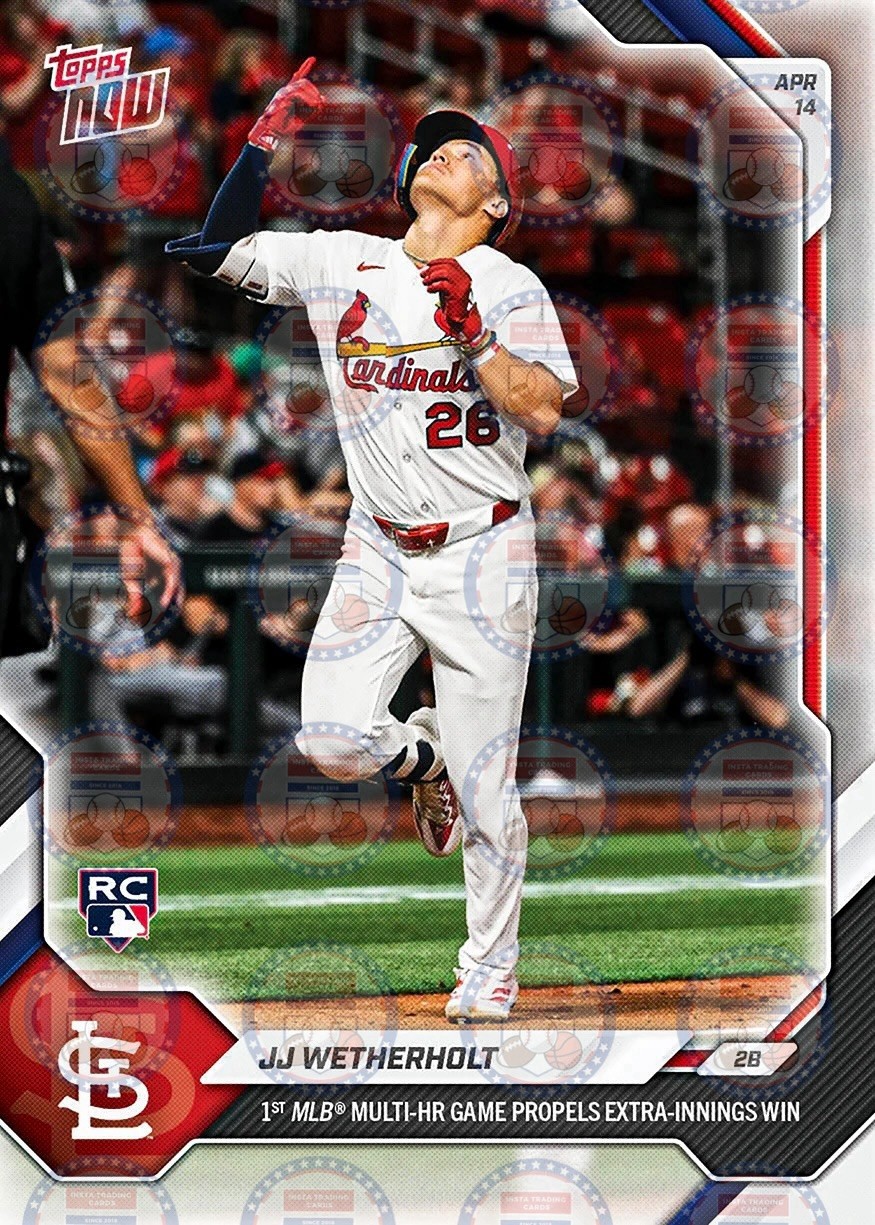 *READY TO SHIP* JJ Wetherholt – 2026 MLB Topps NOW® – Card 86