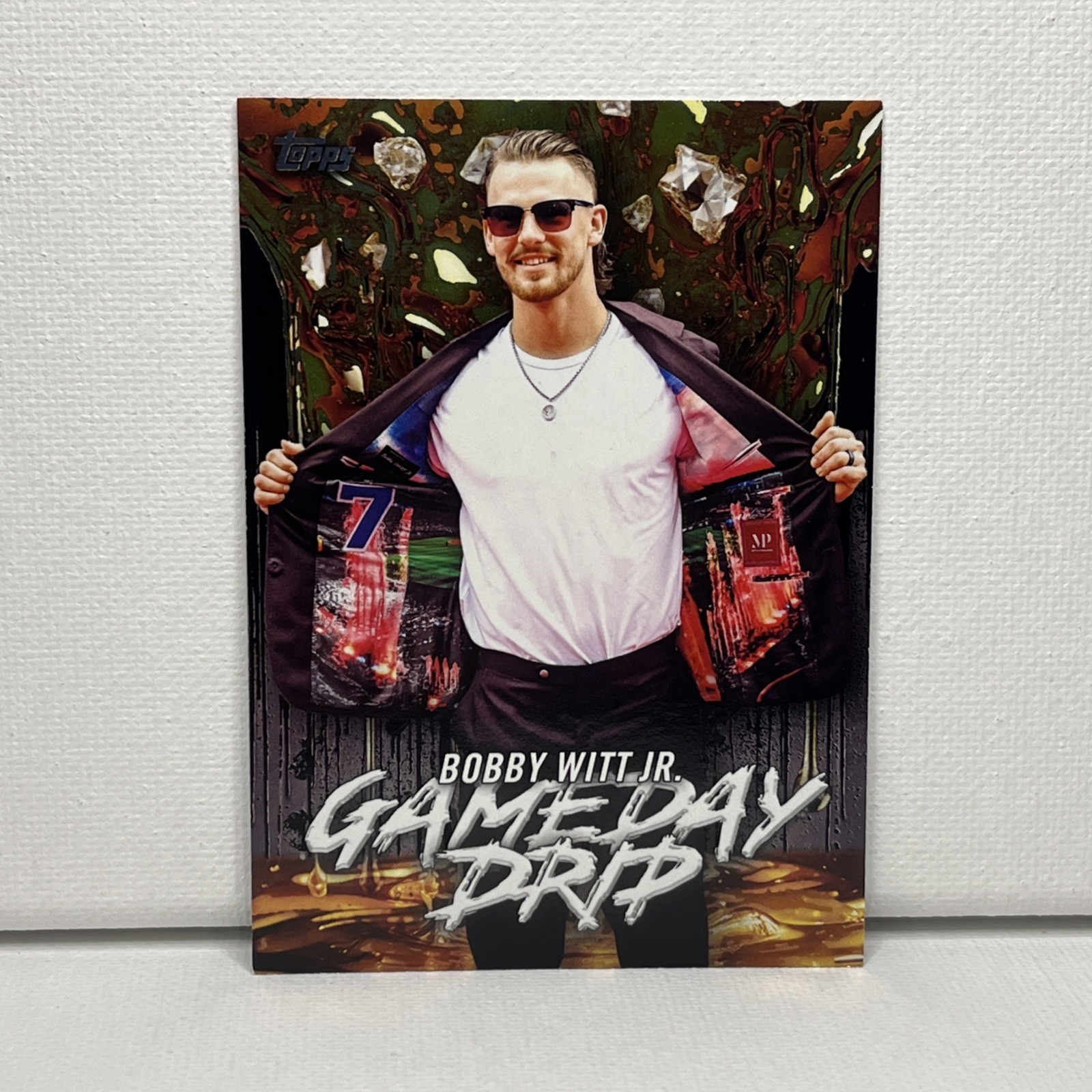 2026 Topps Celebration Bobby Witt Jr. GameDay Drip – Rare #GD-11 Black -/10