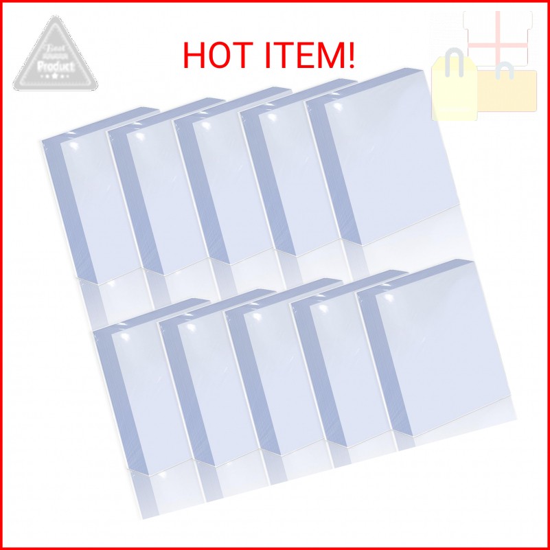 1000 Counts Premium Standard Baseball Trading Card Sleeves, Plastic Clear Protec