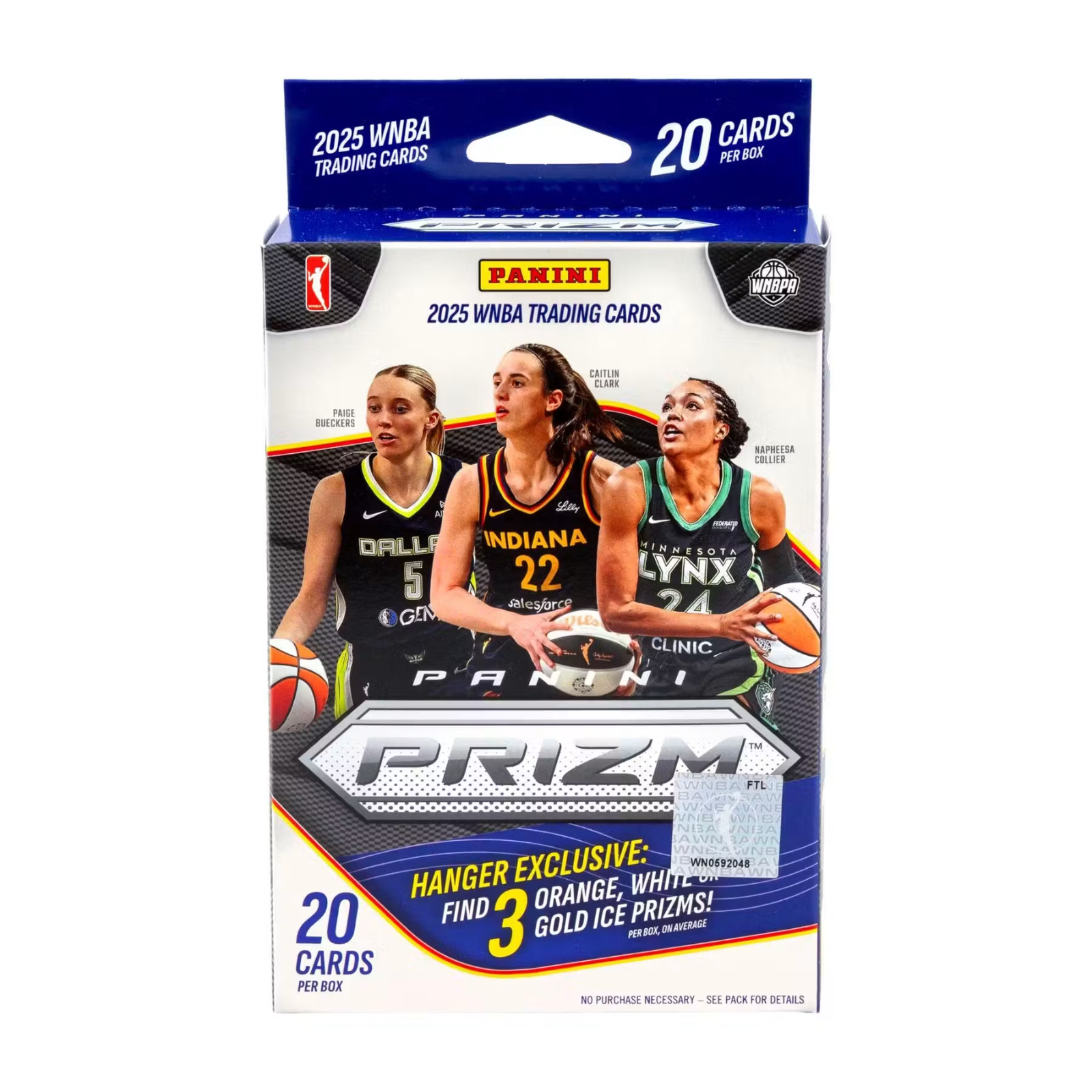 2025 Panini Prizm WNBA Hanger Box Paige Bueckers RC Factory Sealed