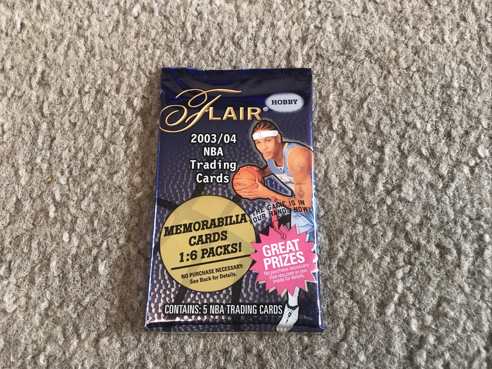 2003-04 Fleer Flair HOBBY SEALED UNOPENED pack LeBron James Rookie? 5 cards