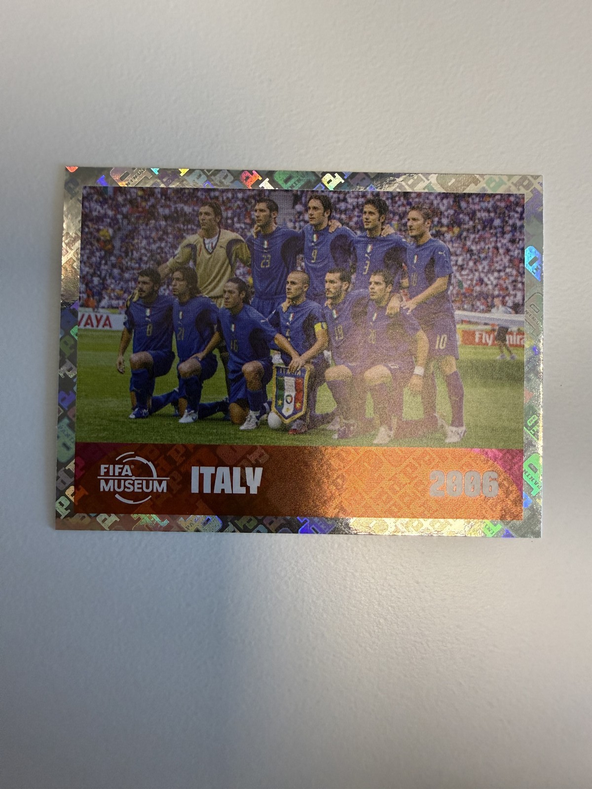 2026 Panini FIFA World Cup Stickers #FWC17 2006 Champions FOIL,