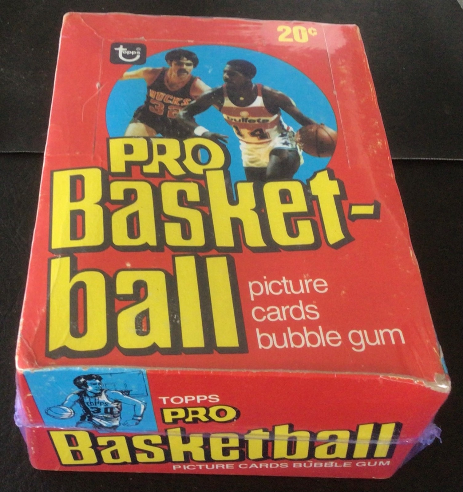 1978-79 Topps Basketball Trading Cards Wax Box (EMPTY)