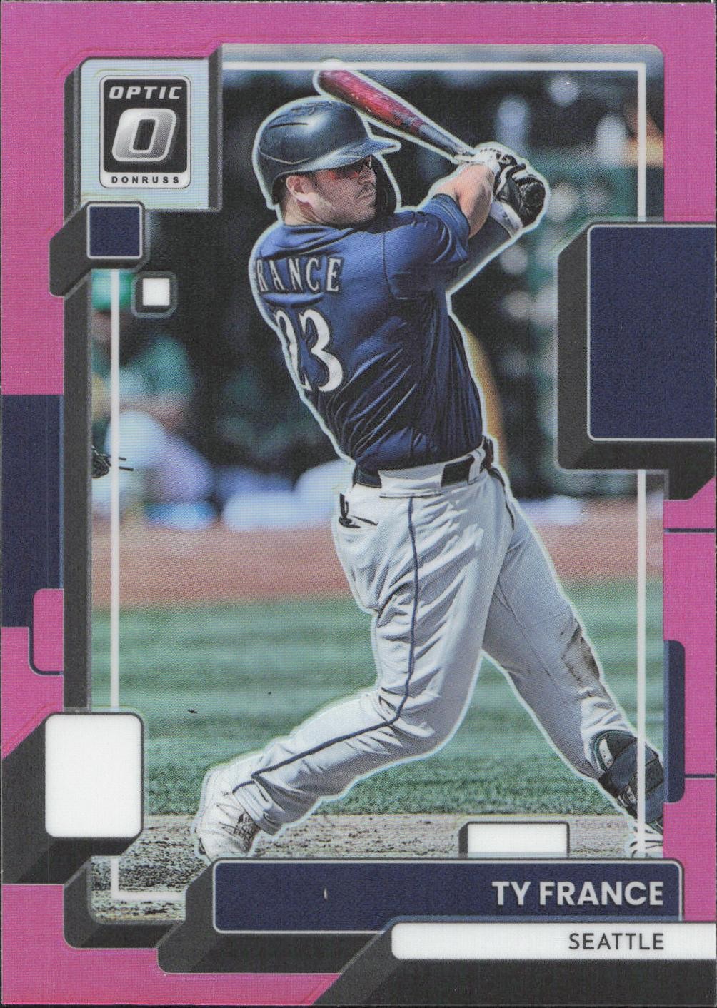 2022 Donruss Optic #144 Holo Prizm – Ty France Seattle Mariners