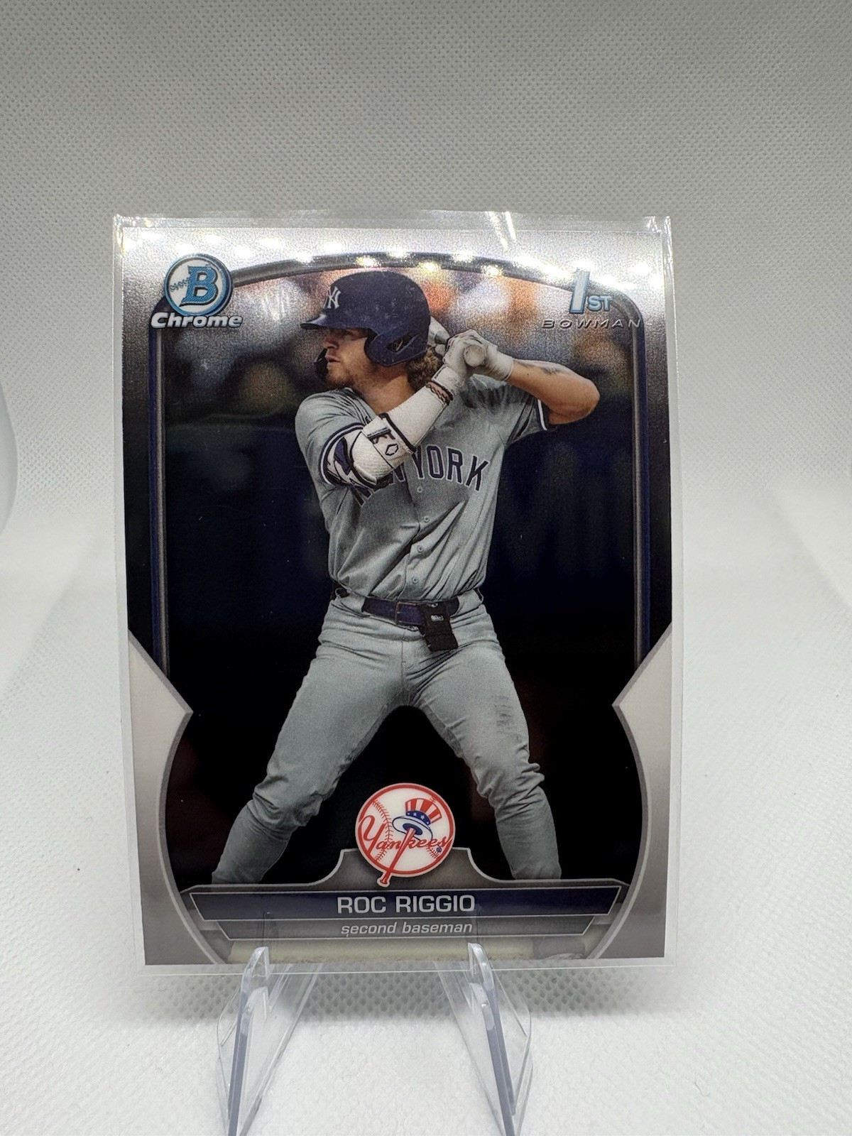 2023 Bowman Draft Chrome 1st Bowman Roc Riggio #BDC-30 New York Yankees