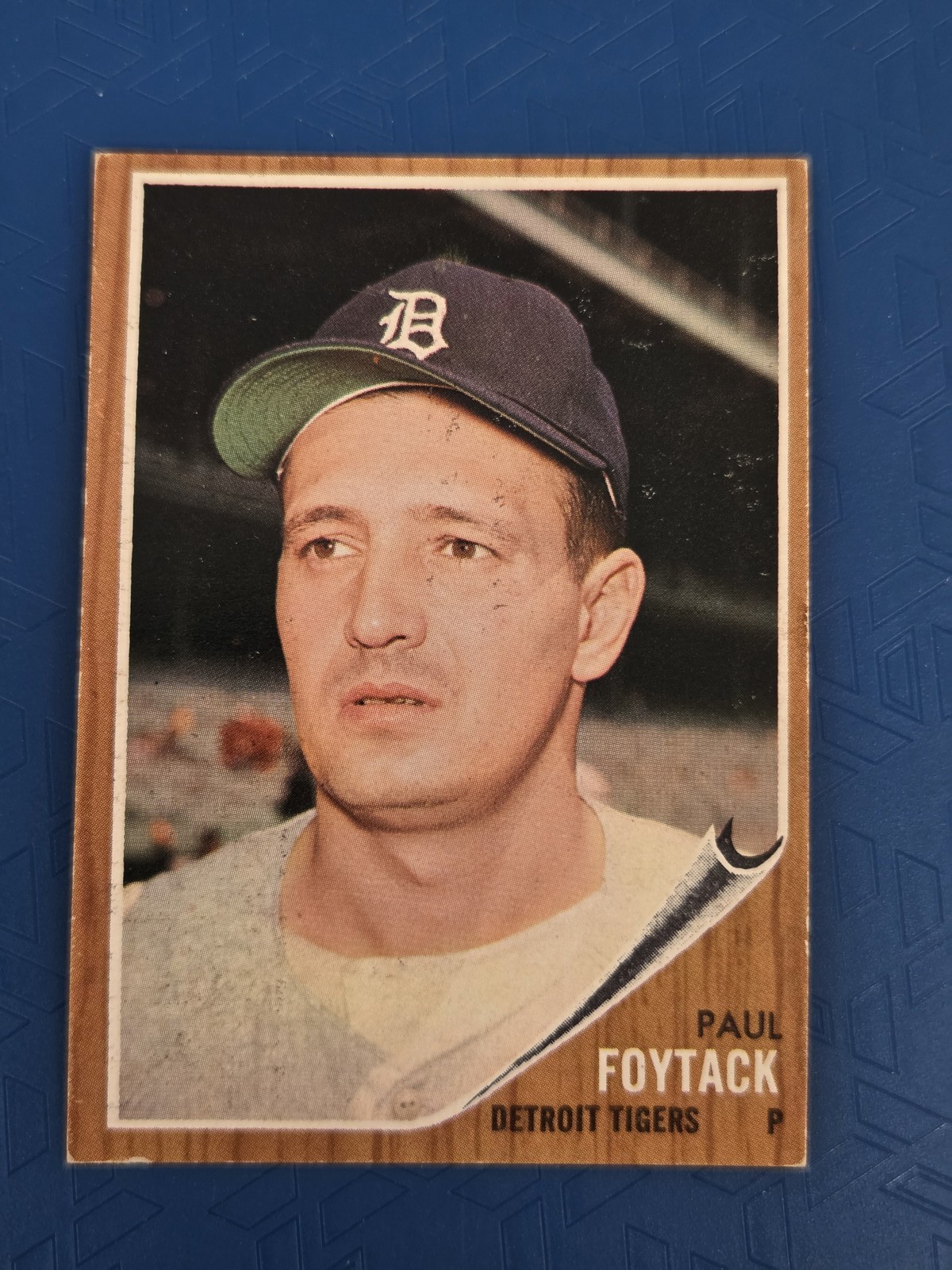 1962 Topps #349 Paul Foytack Detroit Tigers BASEBALL Card 6L
