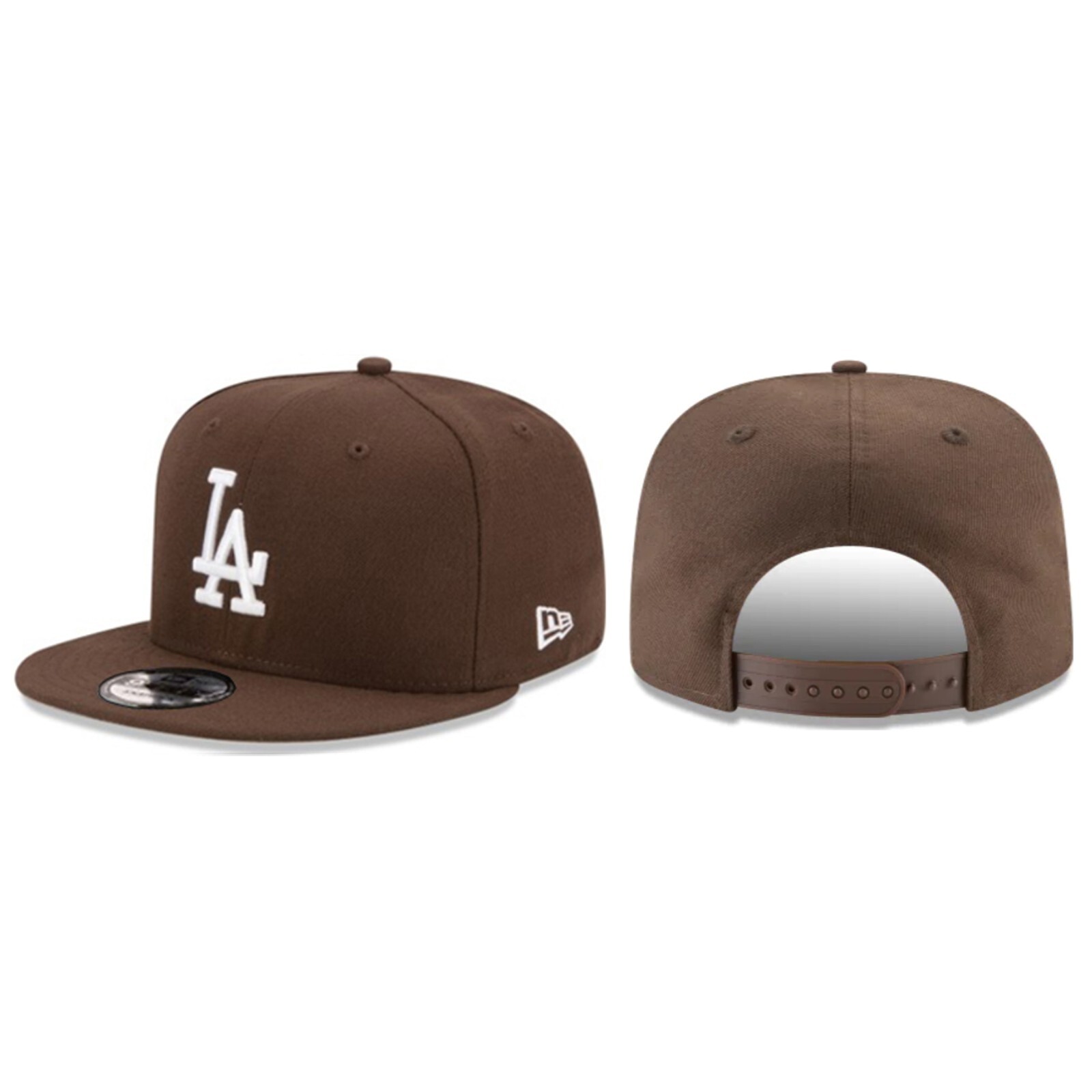 Los Angeles Dodgers 9FIFTY Adjustable Cap – LA MLB New Era 950 Hat – Brown