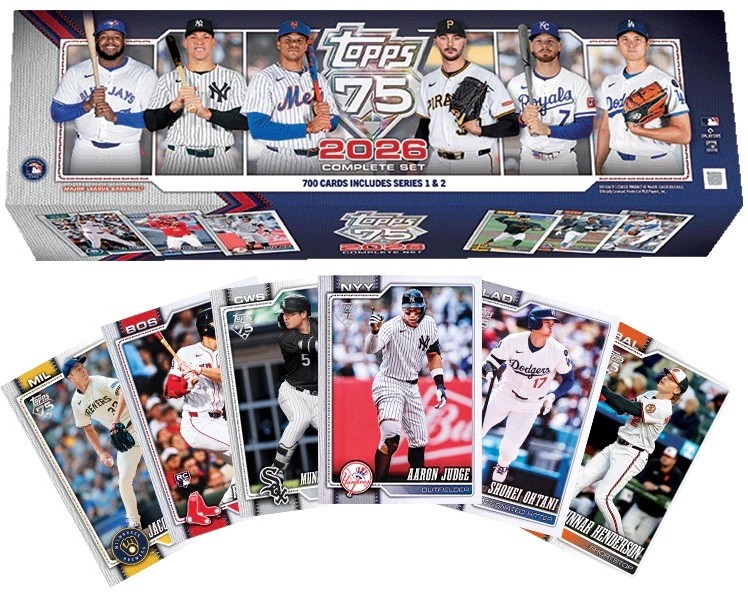 2026 Topps Baseball Complete Factory Set Hobby Edition Box Sealed Presale