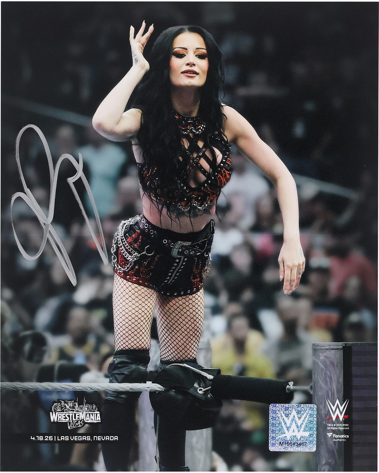 Paige WWE Autographed 8″ x 10″ WrestleMania 42 Return Photograph