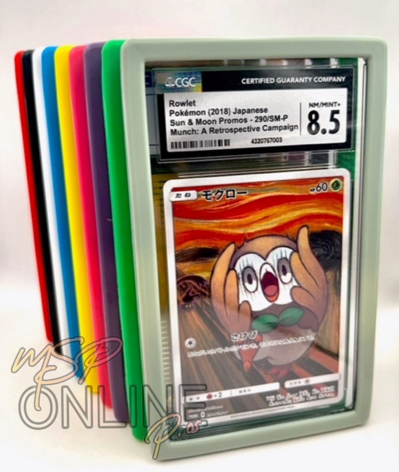 CGC CSG PSA Slab Protector Bumper Case Graded Card Display Case – Silicone Guard