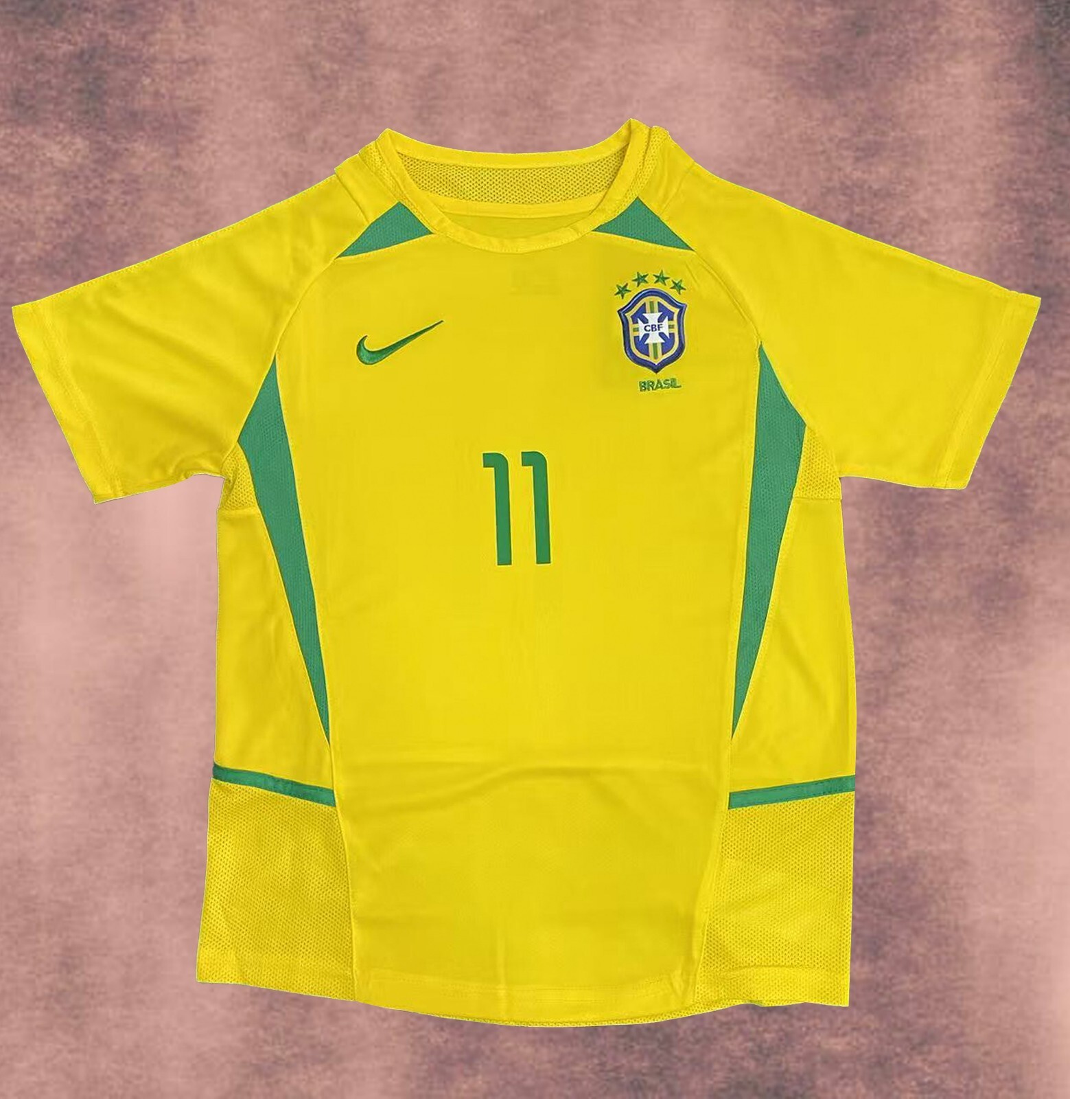 Brazil 2002 National Team Youth Jersey – Ronaldinho Edition – Special Release