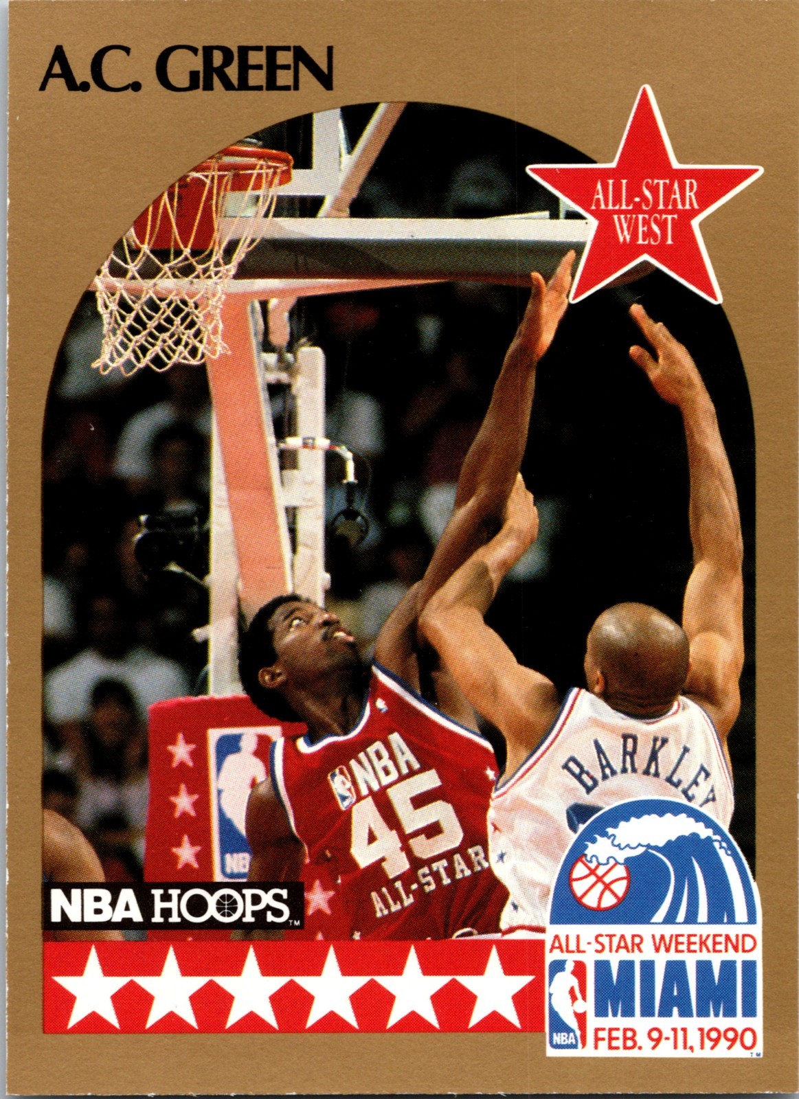 1990-91 NBA Properties A.C. Green #17