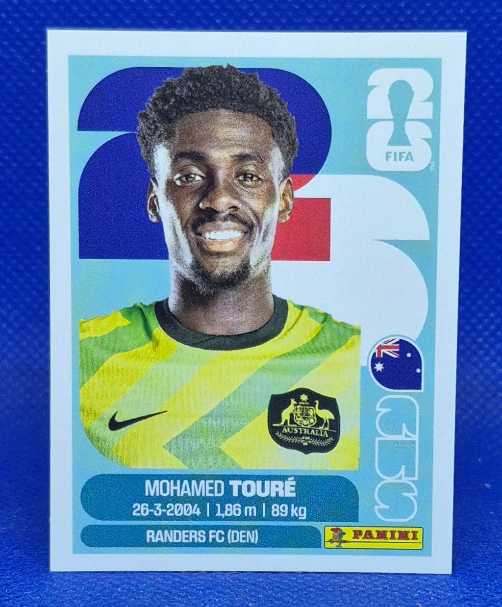2026 Panini FIFA World Cup Sticker Mohamed Toure #AUS 20 – Australia
