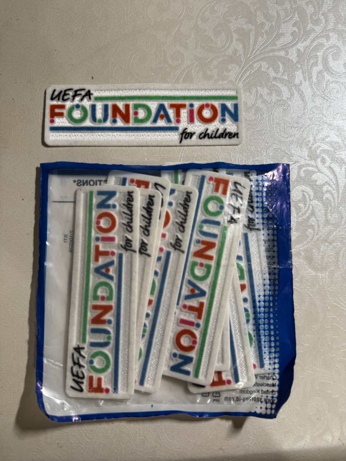 Official Sporting Id UEFA Foundation Patch 2021-25