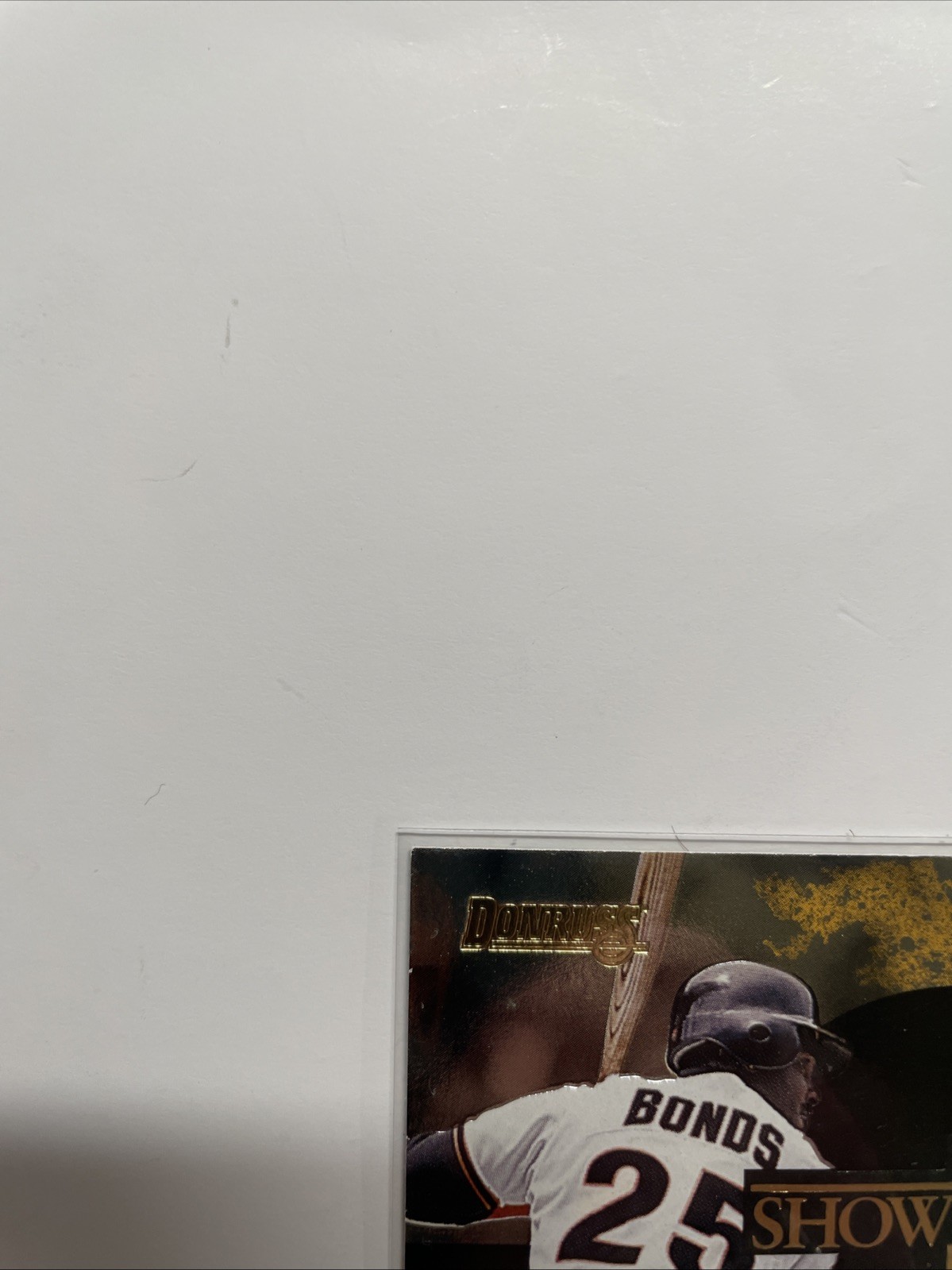1995 Donruss Show Down #2 Bonds / Johnson #’d 02053/10000 Sharp!