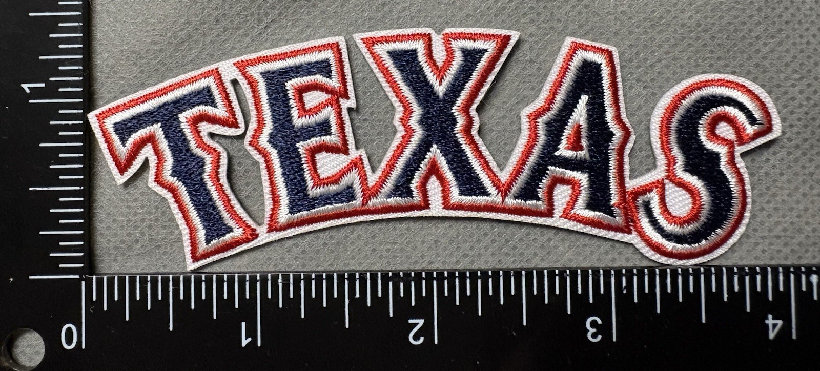 NAVY BLUE Texas Rangers MLB Baseball Embroidered Iron On Patch