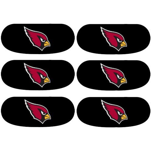 Arizona Cardinals NFL Eye Black Strips – 6 Vinyl Face Decorations