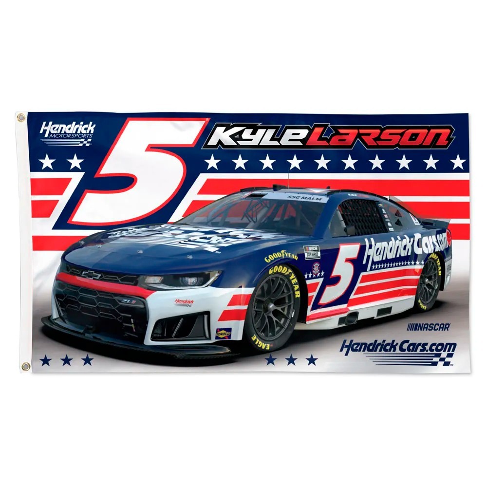 Kyle Larson #5 Nascar Hendrick Car Racing 3×5 FT Flag Good Wall Decore Banner