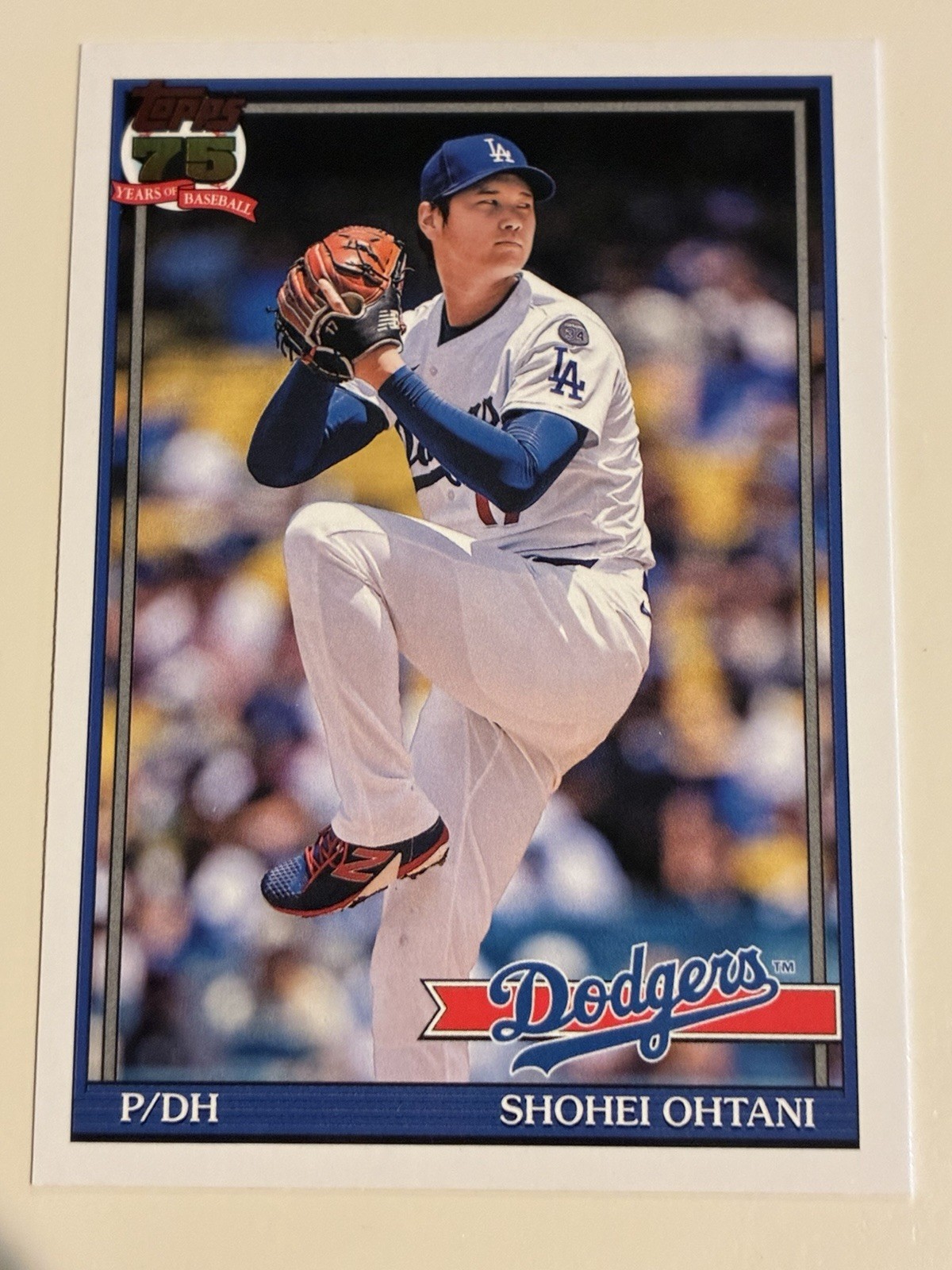 2026 Topps Series 1 Shohei Ohtani 1991 Topps Insert #T91-100 Dodgers MVP NM