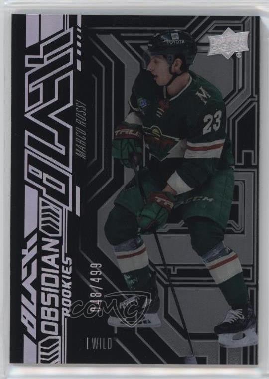 2022-23 SPx UD Black Obsidian Rookies 48/499 Marco Rossi #OR-34 14sr