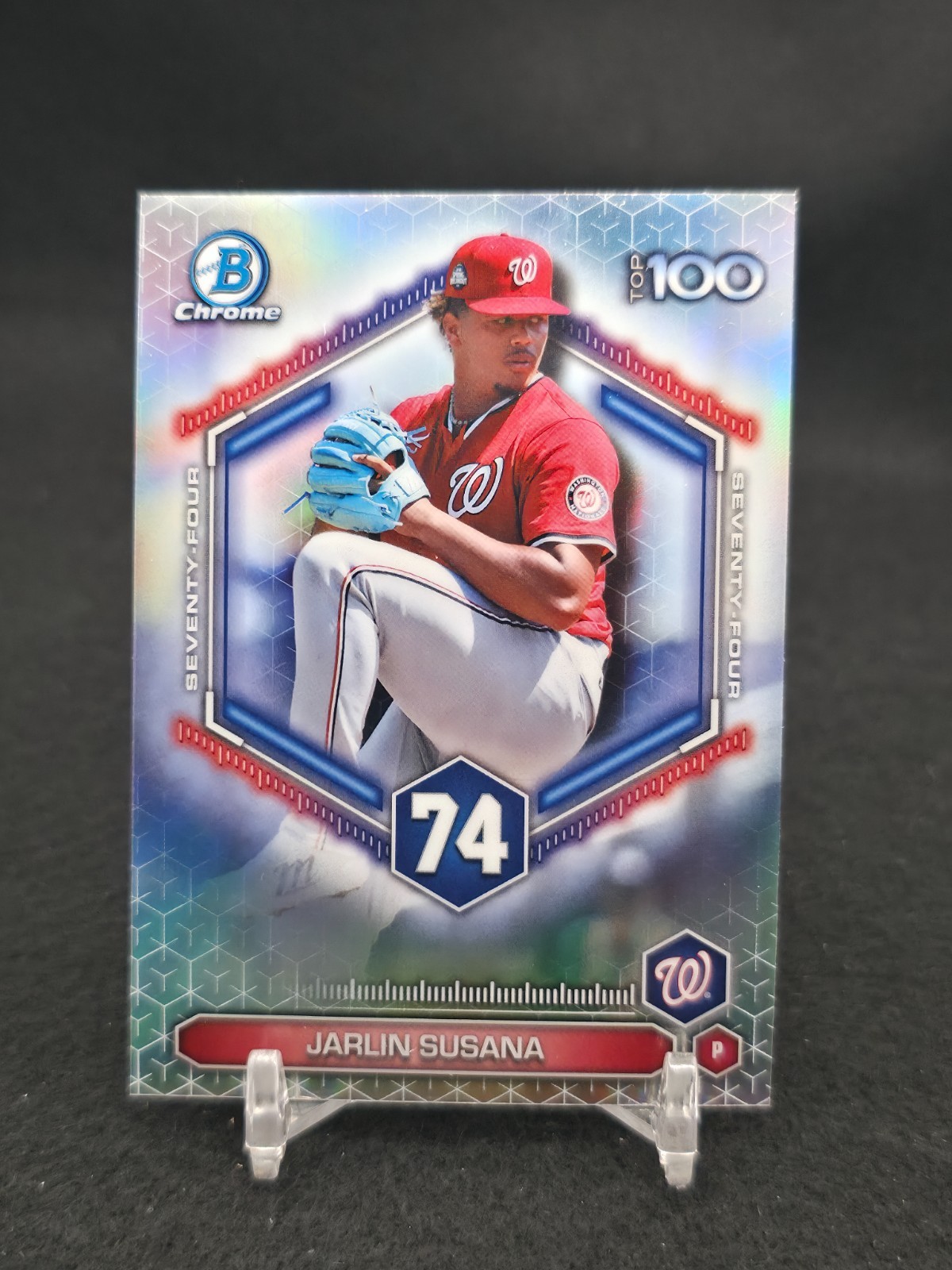 2026 Topps Bowman Chrome #BTP-74 Jarlin Susana Scouts’ Top 100 Prospects