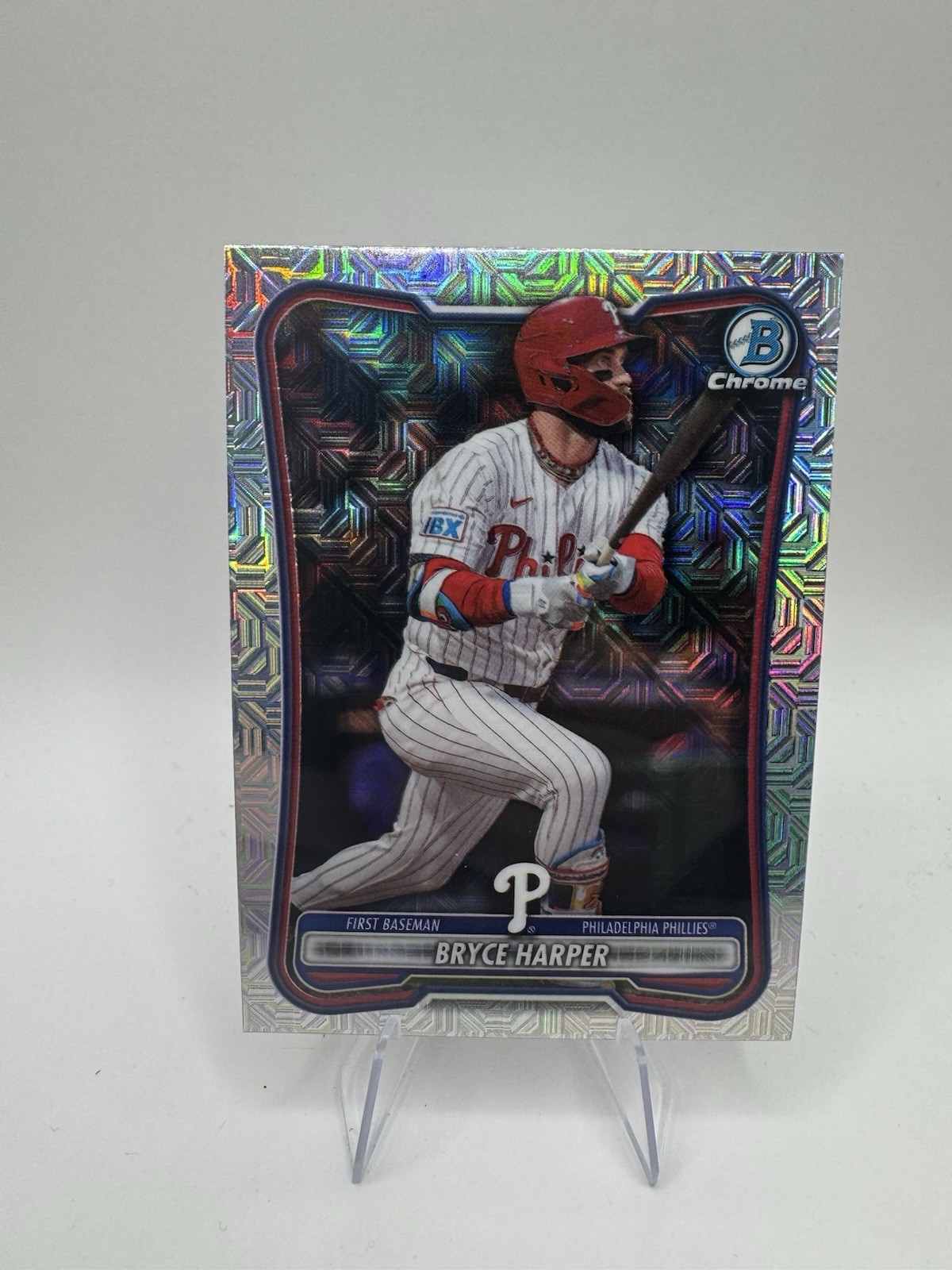 2026 Bowman Chrome Bryce Harper Mojo Refractor #7 Phillies