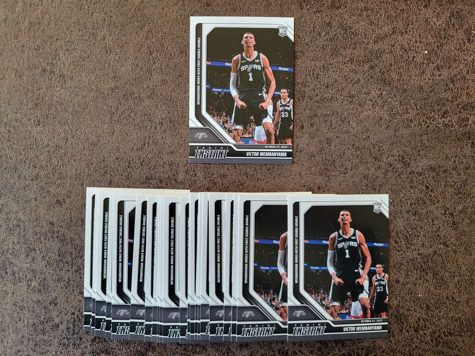PICK 1 – 2023-24 Panini Instant ROOKIE Victor Wembanyama #19 – San Antonio Spurs