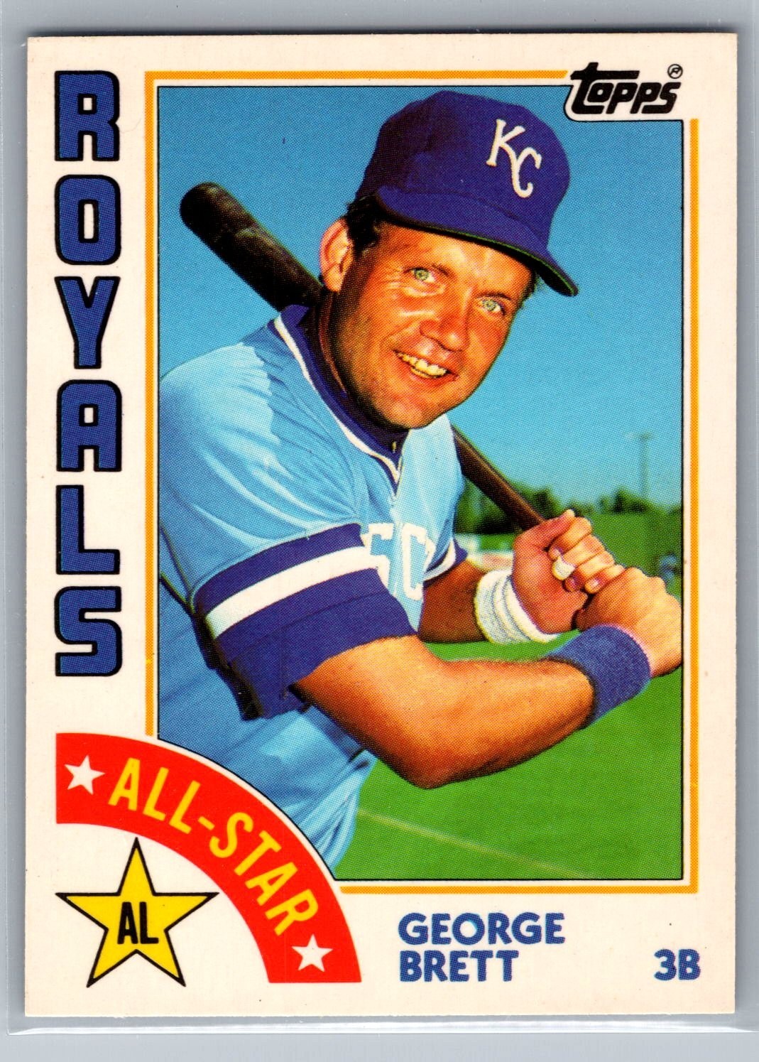 1984 Topps Tiffany – All-Star George Brett #399 – HOF NM-MT
