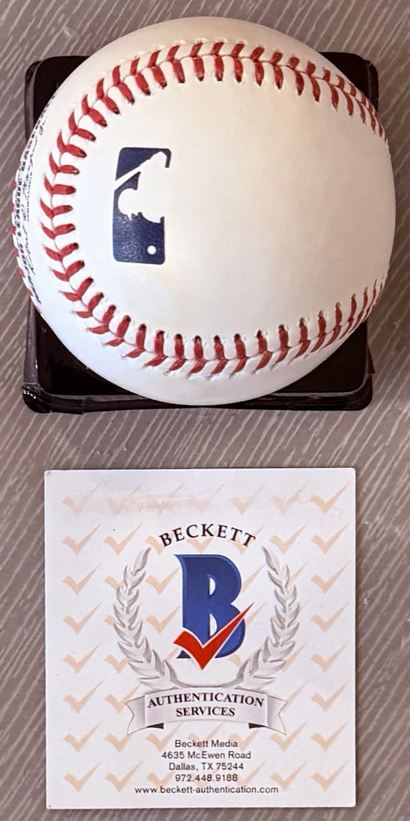 SPECTACULAR JACOB MISIOROWSKI LICENSED BECKETT AUTHENTICATED SIGNED MLB BASEBALL