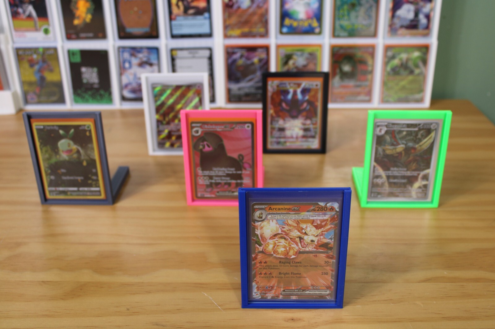 3D Printed Toploader Single Card Holder Stand – Upright Display UltraPro