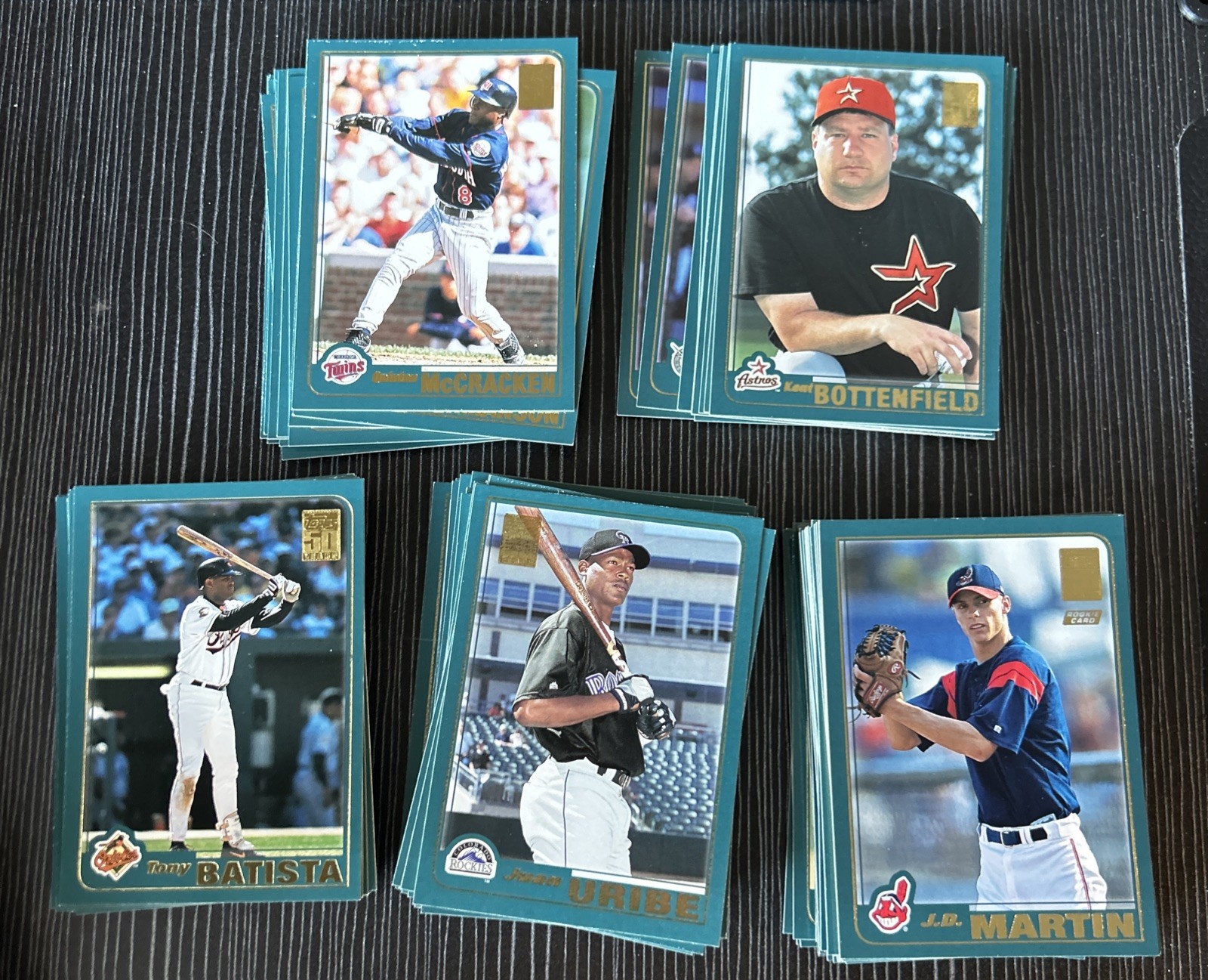 2001 Topps Traded and Rookies Complete Your Set You Pick a Bsse Card