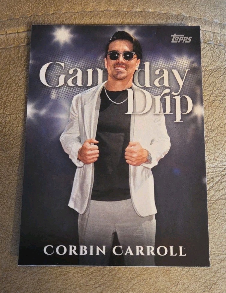 2025 Topps Corbin Carroll Gameday Drip #GD-23 Arizona Diamondbacks